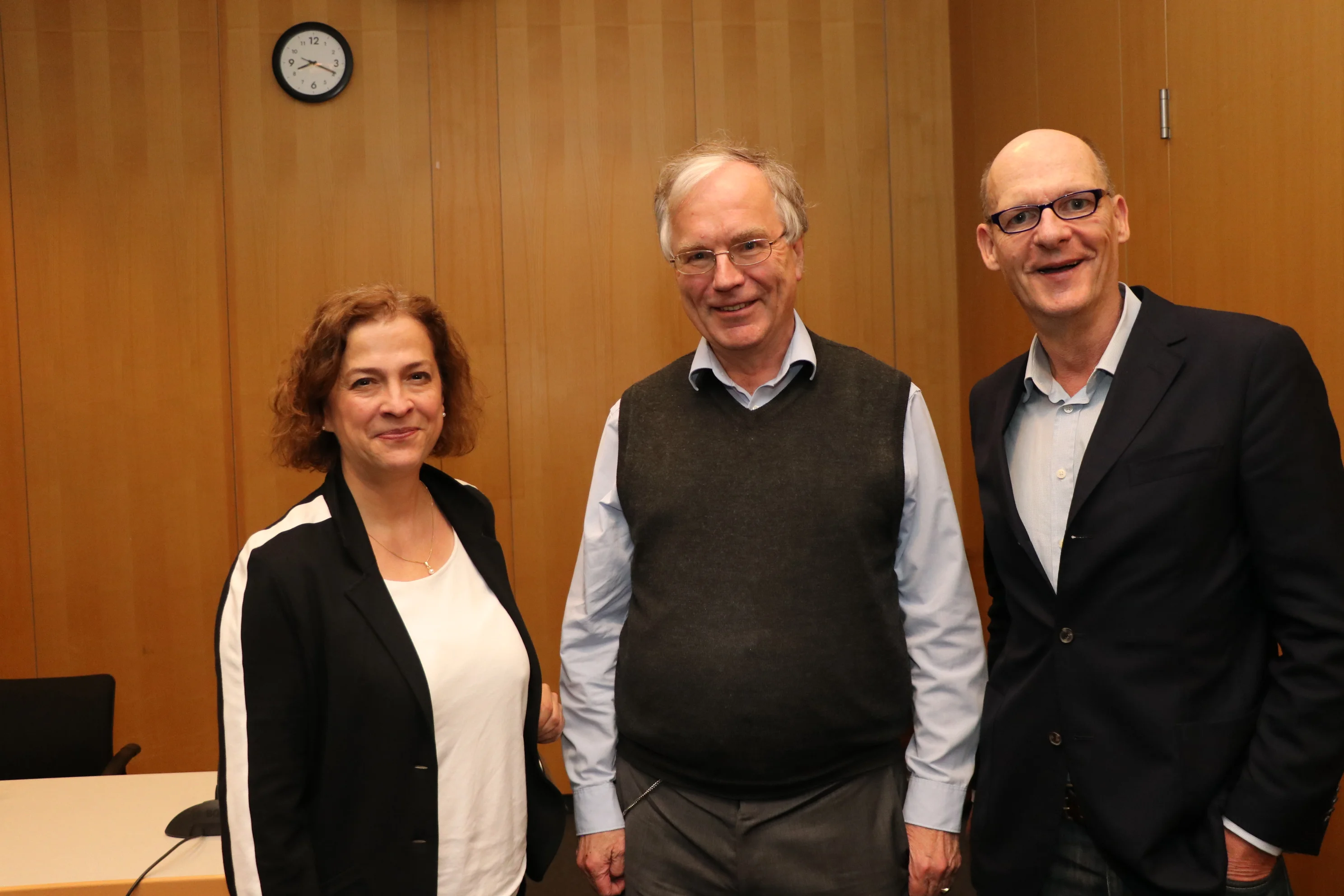 Dr. Ursula Sautter, Prof. von Hagen, Prof. Koenig